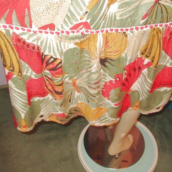 Cato Butterfly Kimono Duster Top Size S Embroidered Gauze Tiered Oversized Boho - Picture 12 of 12